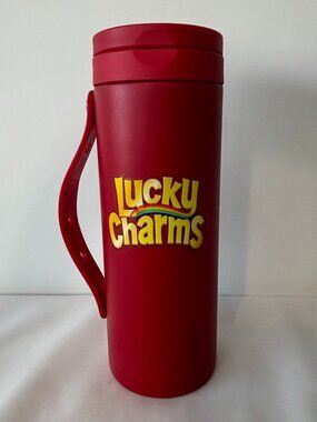 General Mills Red Lucky Charms Insulated Water Bottle (No Charm Included)